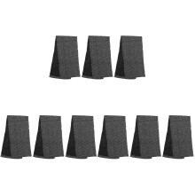 9Pcs Black Back Scrubbers Long Double-Sided Exfoliating Bath Towels