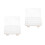 2Pcs White Sealed Medicine Storage Case Plastic Weekly Pill Organizer 1