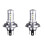 2Pcs Silver Car Lamp Bulbs Bright Auto Replacement 1