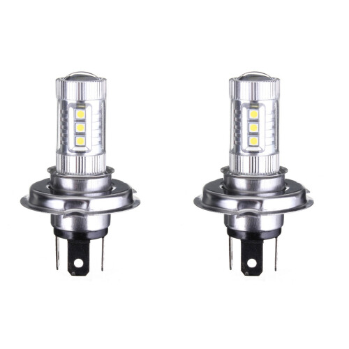 2Pcs Silver Car Lamp Bulbs Bright Auto Replacement