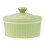 2Pcs Safe Ceramic Pudding and Soufflé Bowls Light Green for Baking 1