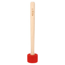 3Pcs Premium Red Wrapped Mallet for Singing Bowls and Gong Use At Home