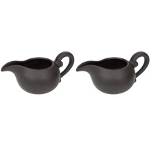 2 Pcs Small Porcelain Milk Jug Mini Coffee Creamer Pitcher Ceramic