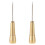 6Pcs Sewing Awls with Golden Copper Handle for DIY Craft Gift 1