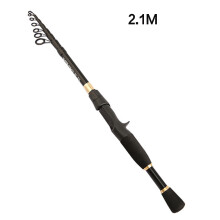 (2.1) Angling Rods Hand Fishing Rods with Rotating Rod Tip Design for Freshwater Fishing Using