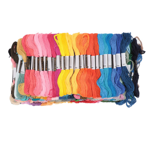Embroidery Threads 200 Colors - Polyester 200 pcs 1