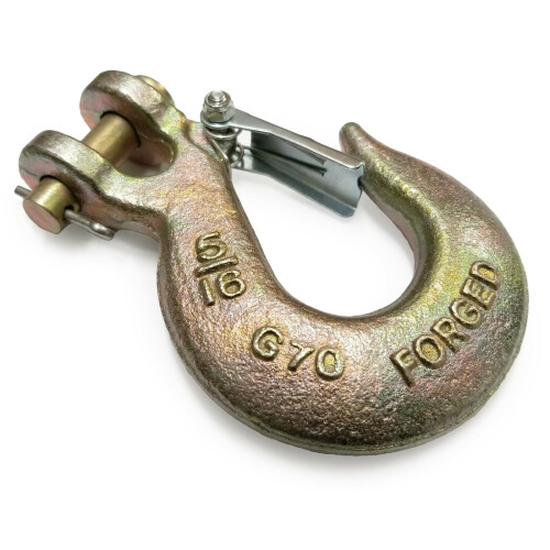 (8 pack) 5/16" Grade 70 Clevis Slip Hook with Latch 2