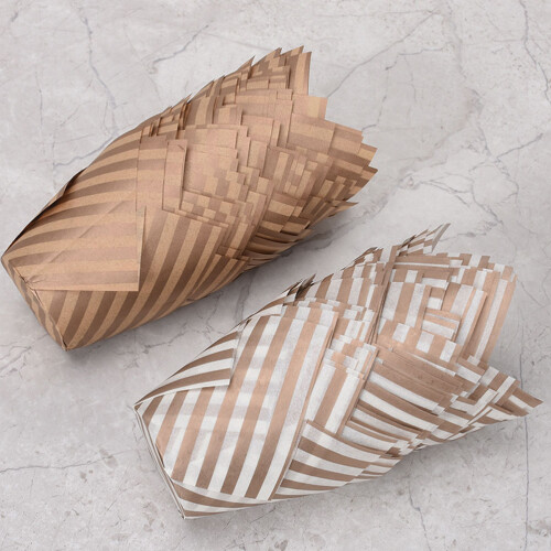 200 Stück Cake Backförmchen Tulpenform Papier Cupcake Muffin Liner 2