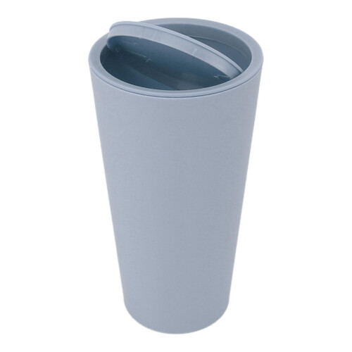 Mini ABS Tischabfalleimer - 16,5x9cm hellblauer Mülleimer