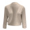Women's Khaki Open-Front Crop Blazer XXL 6