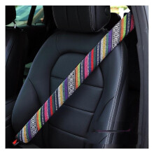Car Seat Belt Pad Cover Black 29.5 Inch Shoulder Strap