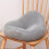 whoopie cushion 100%Polyester seat cushion saddle-shaped For Interior Use Gray Comfortable 1