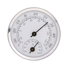 2-in-1 temperatuur- en vochtigheidsmeter met analoge hygrometer (niet vereist) -30~50 binnen- en buitenthermometer en hygrometer