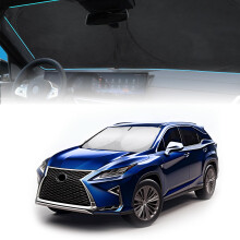 Pare-soleil sur mesure pour Hyundai Santa Fe (2019-2024), compatible avec Toyota, Honda, Nissan, housse de pare-brise avant isolante thermique
