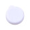 Hair Brush Foldable Pocket Rounded Scalp Massager Multi-Functional Mini Brush,White 1