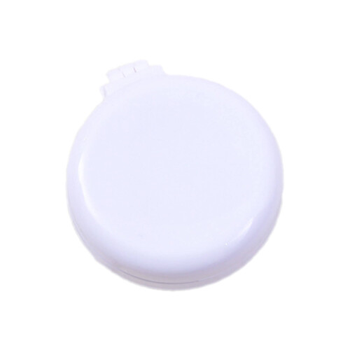 Hair Brush Foldable Pocket Rounded Scalp Massager Multi-Functional Mini Brush,White
