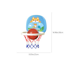 Basketballkorb zum Aufhängen für drinnen, Mini-Basketballset, Wandkorb, Wurfspiel, Sportspielzeug für 1-3-Jährige