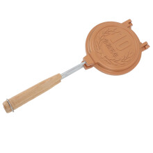 Teglia da forno antiaderente per panini con manico removibile, 13,5x17cm