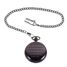 Mens Pocket Watch with Alloy Material Time Display 1Pcs