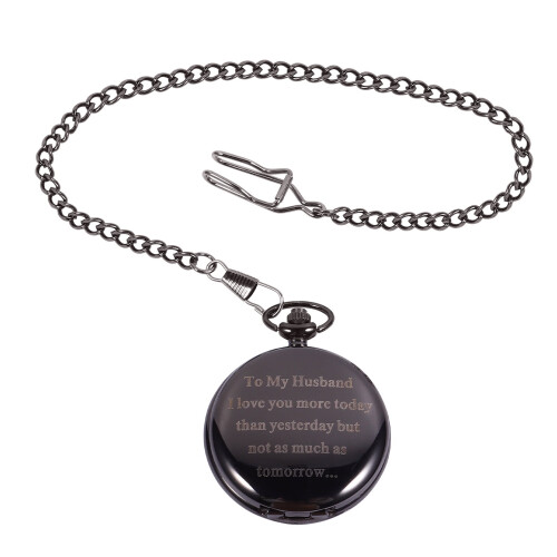 Mens Pocket Watch with Alloy Material Time Display 1Pcs