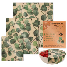 Versatile Beeswaxs Storage Covers 3 Pack Natural Freshness Home Accessory for Kitchen Storage Organization