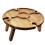 Exogio Portable and Foldable Picnic Table, Wood Color 1