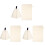 3Ensembles Bonnet Douche Feutre Bleu Sauna Bain 1