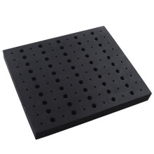 Router Bit Storage Tray – Foam Inserts for 110 Bits (501/2", 601/4"), Compatible with Standard Router Bit Cases