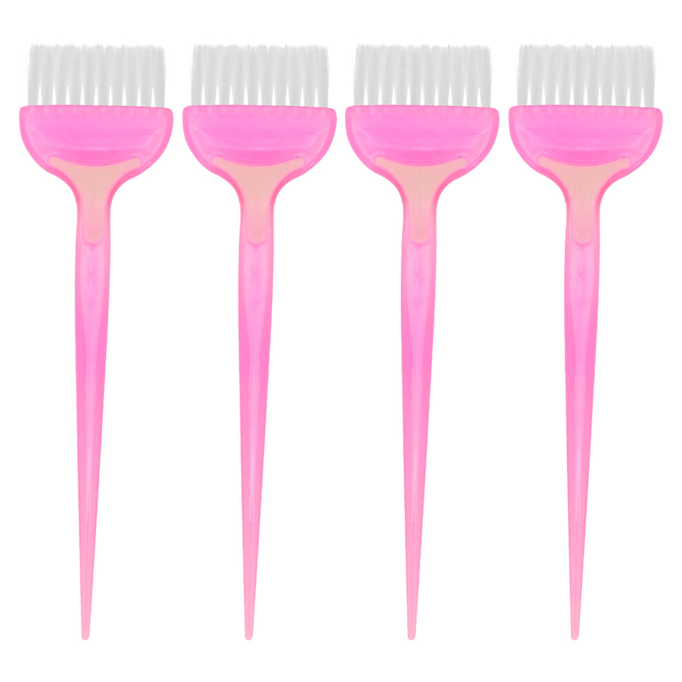 Artibetter Pink 12Pcs Barbershop Hair Dye Brush Comb Multiuse Hair Coloring Tool