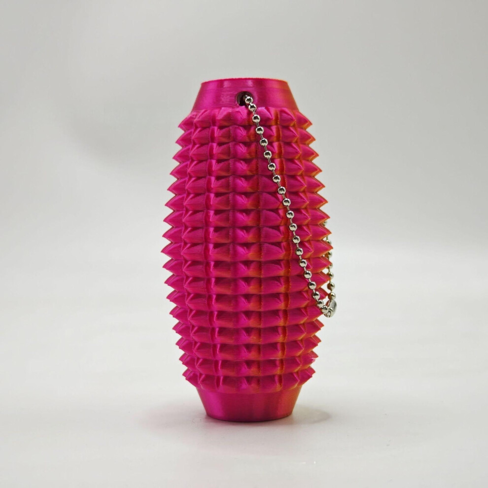 1PC RED 8CM Little Ouchies Pain Stim Fidget 3D Printed Massager with Stress-Relieving Spikes
