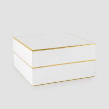 Coffret cadeau blanc/or - + Target