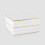 Coffret cadeau blanc/or - + Target 1