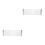 2Pcs Silver Snare Drum Belt Stainless Steel Spring Wire 1