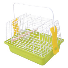 Cages de transport portables d'extérieur pour oiseaux avec poignée, idéales pour les perruches et les inséparables. Faciles à nettoyer et