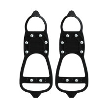 Cubrezapatos antideslizantes para deportes al aire libre con garras para hielo, ideales para senderismo en la nieve. Cubrezapatos de invierno para