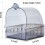 Bird Bath with Drawer Transparent Portable for Small Birds 1