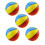10Pcs Inflatable PVC Beach Balls Assorted Color for Pool and Beach Fun 1