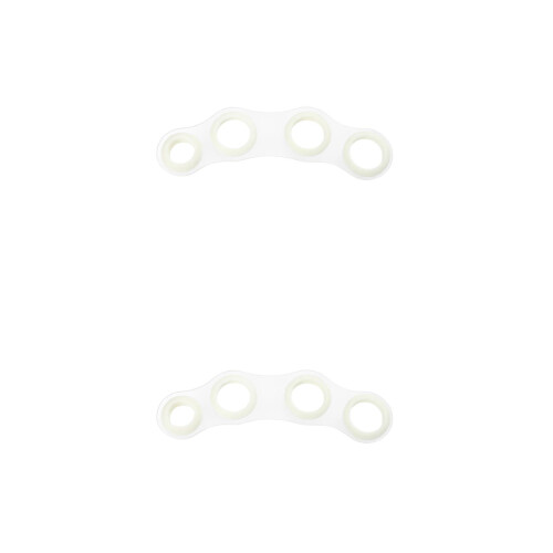 2Pcs Lightweight Finger Exerciser for Guitar Piano Training in White