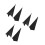 6Pcs Durable Black Polyester Speaker Holder Covers for Stage Use 1