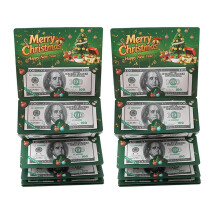 Porte-monnaie/cartes cadeaux de Noël Pekkaxy2Pc, 10 enveloppes surprises – Compatible avec espèces, chèques et cartes cadeaux