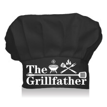 1pc Cotton Chef Hats Hat White Pattern Word 70x100mm