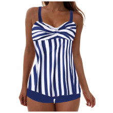 Womens Tankini Tops Blouson Tummy Control Swim Top Loose Fit Bathing Suit Top No Bottom