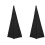 2Pcs Durable Black Speaker Stand Covers Reusable Band Use Tool 1