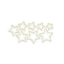 Stars Metal Cutting Dies Stencil Scrapbooking Album Stamp Paper Card for Handmade Greeting Cards Embossing Decor