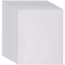 12 stk. HTV-ark, 12 x 10 tommer, lysegrå PVC-strykevinyl til t-skjorter, luer, vesker – kompatibel med Cricut og Silhouette