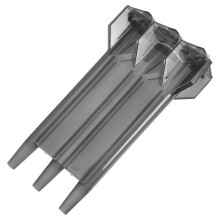 2Sets Compact Black Plastic Portable Dart Container with Durable Build