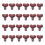 200Pcs Red Mini Alloy Rivets DIY Doll Clothes Decorative Studs Durable 1