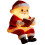 Βιβλίο ανάγνωσης Santa ειδώλιο LED φως ρητίνης τέχνης χειροτεχνίας νυχτερινό φως για 1