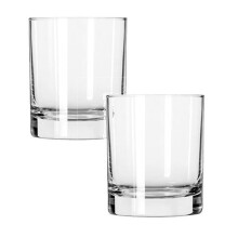 Whiskey Glasses Set of 2, Old Fashioned, 10 oz
