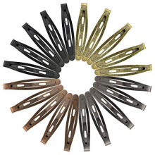 Pinces à cheveux ovales en métal, lot de 40, 6,2 cm
